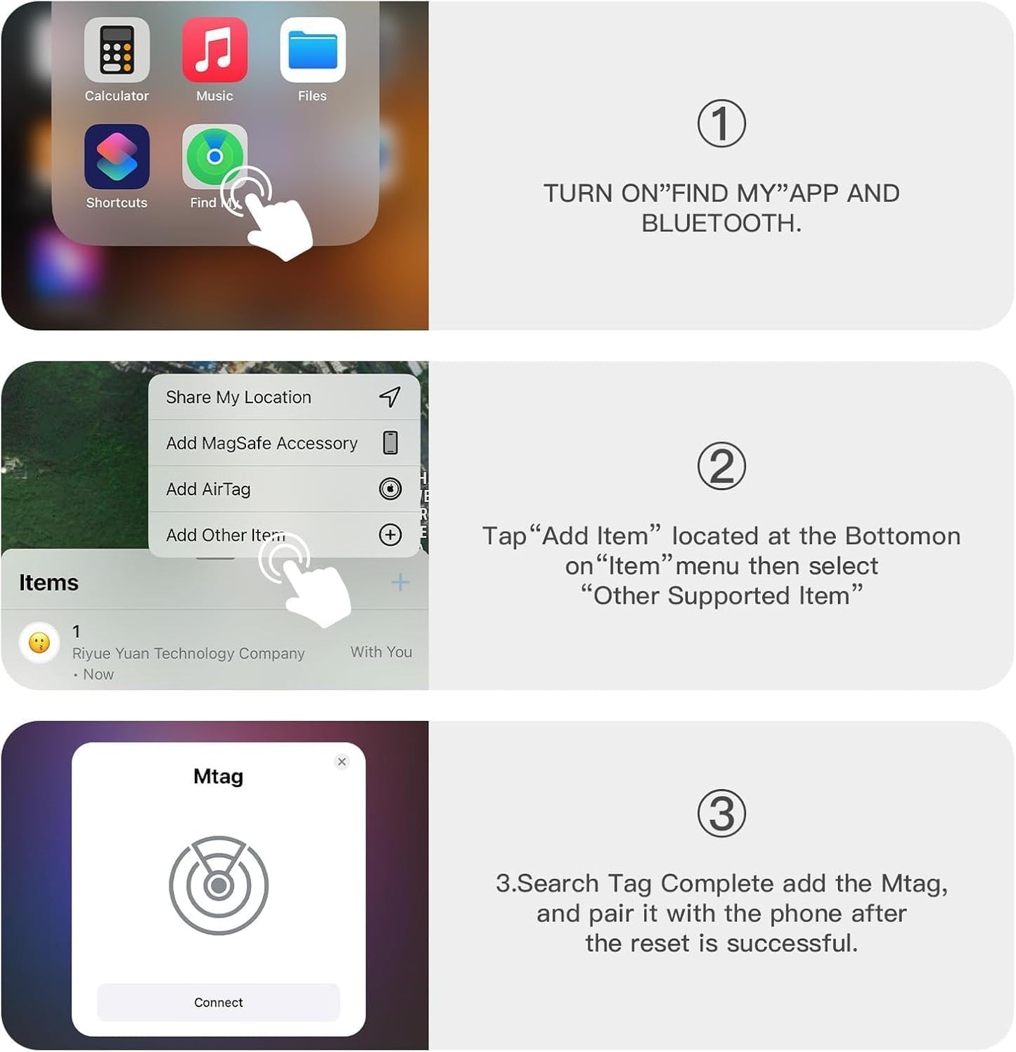 GPS Tracker for Vehicles,Real Time GPS Tracker for Car Work with Apple Find My(iOS Only),No Monthly Fee Hidden Mini Tracker Device for Vehicles (Black,2PCS)