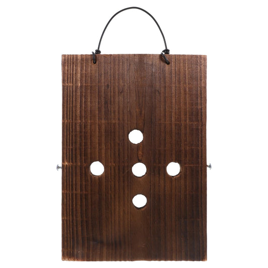 ORFOFE Fern Hanging Plaque 9.76X6.77X0.70In Solid Wood Rustic Sign Decor for Indoor Succulents Climbing Plants Vertical Plant Mounting Board