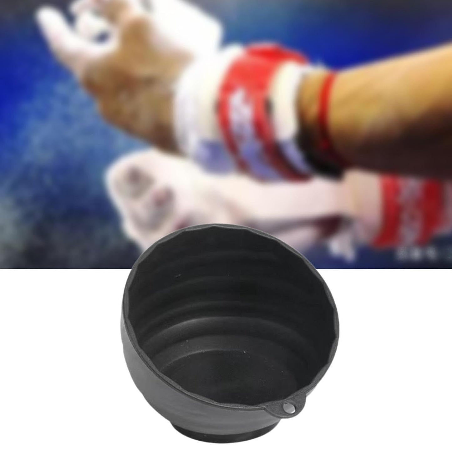 Aosekaa Gym Chalk Bowl Storage Bowl Multi Position Portable Large Gym Chalk Container Chalk Holder for Sports Gymnastics Deadlifting, Black