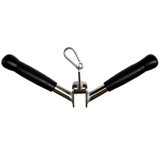 yuhqc V-Shaped Press Down Bar Lat Cable Machine Attachments Tricep Rope Gym Attachment Cable Machine Accessories for Home Gym