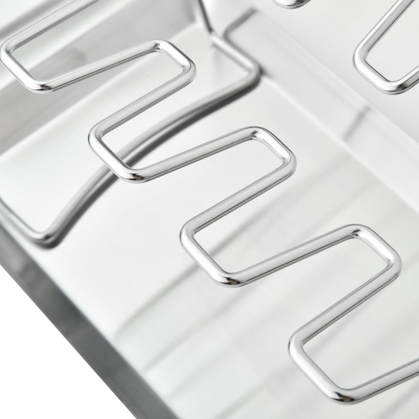 RTT Chicken Leg Rack for Grill with Drip Tray - Easy to Use 12 Slots Chicken Wing Rack - Premium Stainless Steel Chicken Drumstick Rack for Smoker - Chicken Drumstick Holder for Grill Accessories