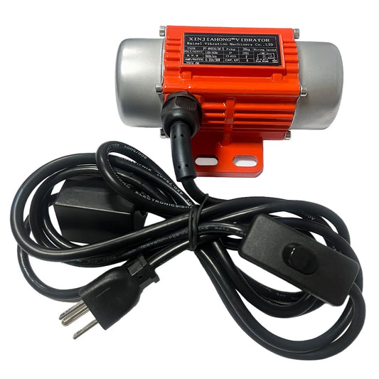 XINJIAHONG Concrete Vibrator Vibration Motor Single Phase AC 110V 3600RPM Vibrating Motor With Power Plug for Shaker Table 30W-100w (100, Watts)