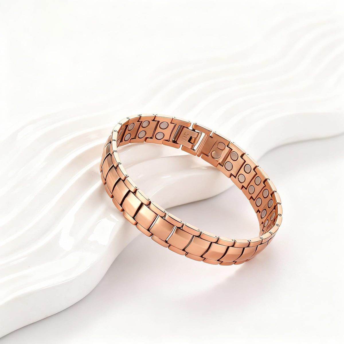 YANCHUN Copper Bracelet for Men Women Cuff Bangle Bracelet Birthday Jewelry Gifts for Boyfriend Husband