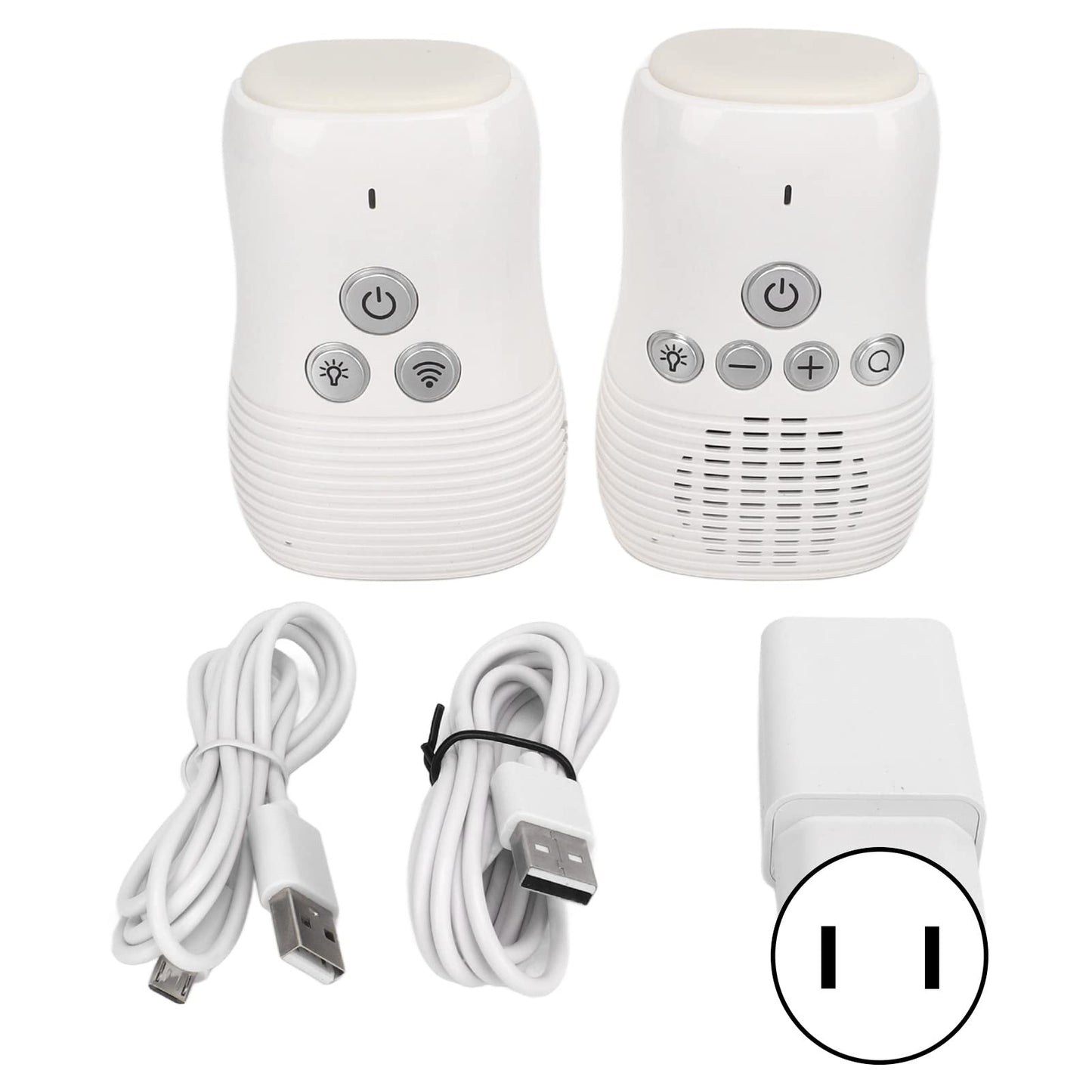 Digital Two Way Baby Audio Monitor with Noise Detection, and Night Light (US Plug)