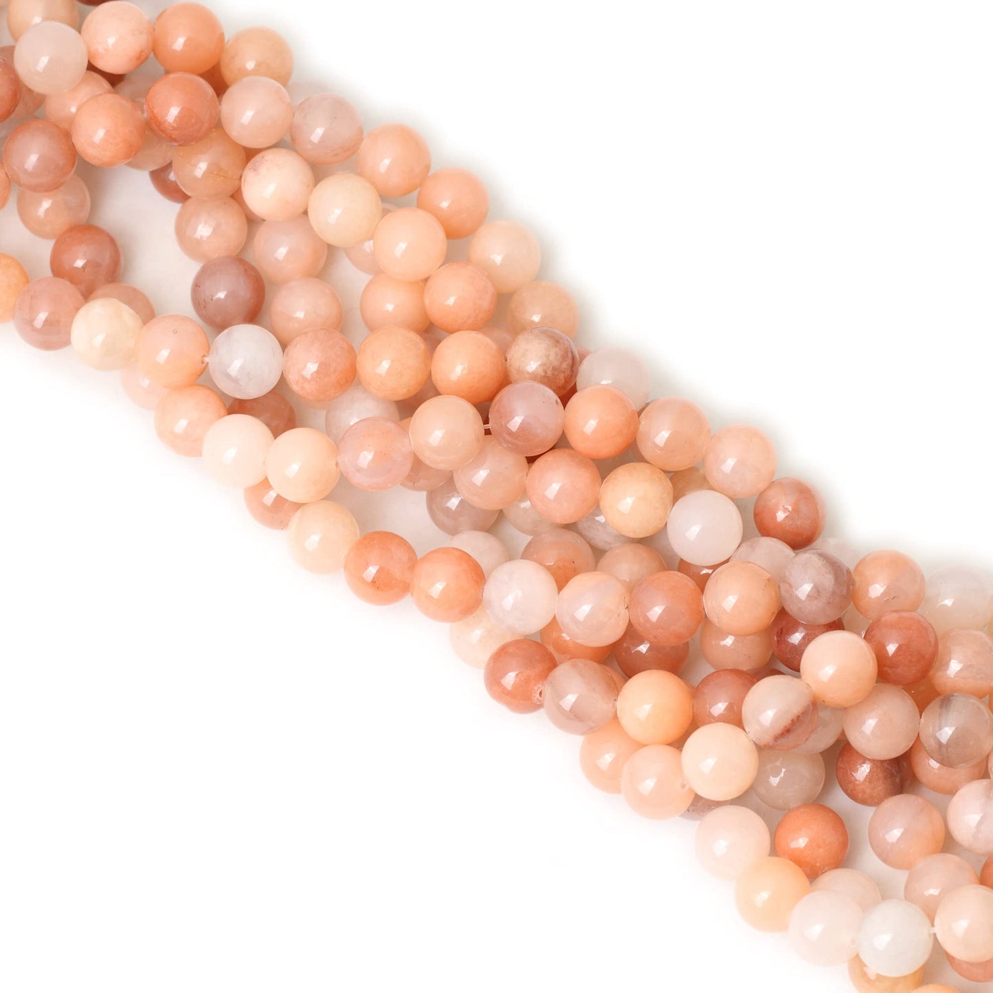 CHEAVIAN 35PCS 10mm Natural Pink Aventurine Round Loose Beads for Jewelry Making DIY Bracelet Necklace Materials 1 Strand 15"