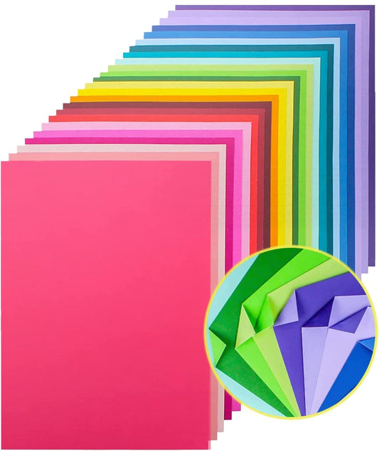 60 sheets Color Cardstock, 28 Assorted Colors 250 gsm A4 Size, Double Sided Printed Cardstock Paper, Premium Thick Card Stock for Card Making, Craft, Scrapbooking, Party Decors, Kids School Supplies