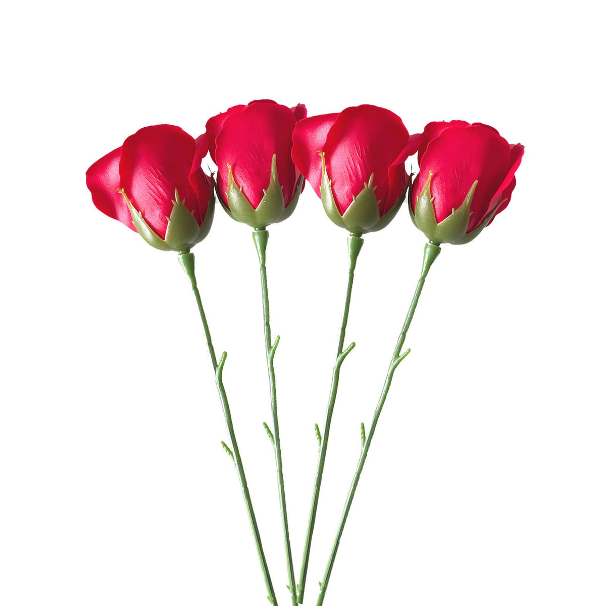 Yesok 100Pcs Floral Wire Stem Plastic Artificial Flower Floral Green Stem Wire DIY Craft Bouquet Making Floral Arrangement Tools