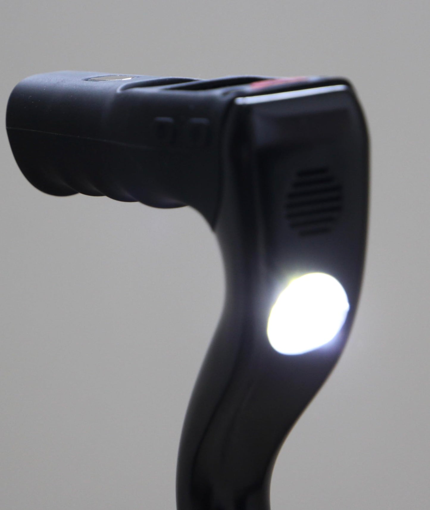 Vital Cane Smart Walking Stick with Health Monitoring, Digital Display, Blood Pressure, Pulse Oximeter, Temperature Sensor, Black