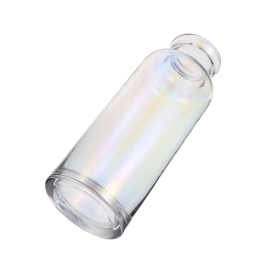 NUOBESTY Colorful Glass Hydroponic Plant Vase Small Mouth Decorative Terrarium for Home Garden Table Décor