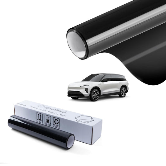 LuxeShade 2-Pack Car Window Tint – Premium Carbon Window Films, UV/IR Heat Blocking, Scratch & Fade Resistant (5% VLT 1Ply 24"*100ft + 35% VLT 2Ply 36"*100ft)