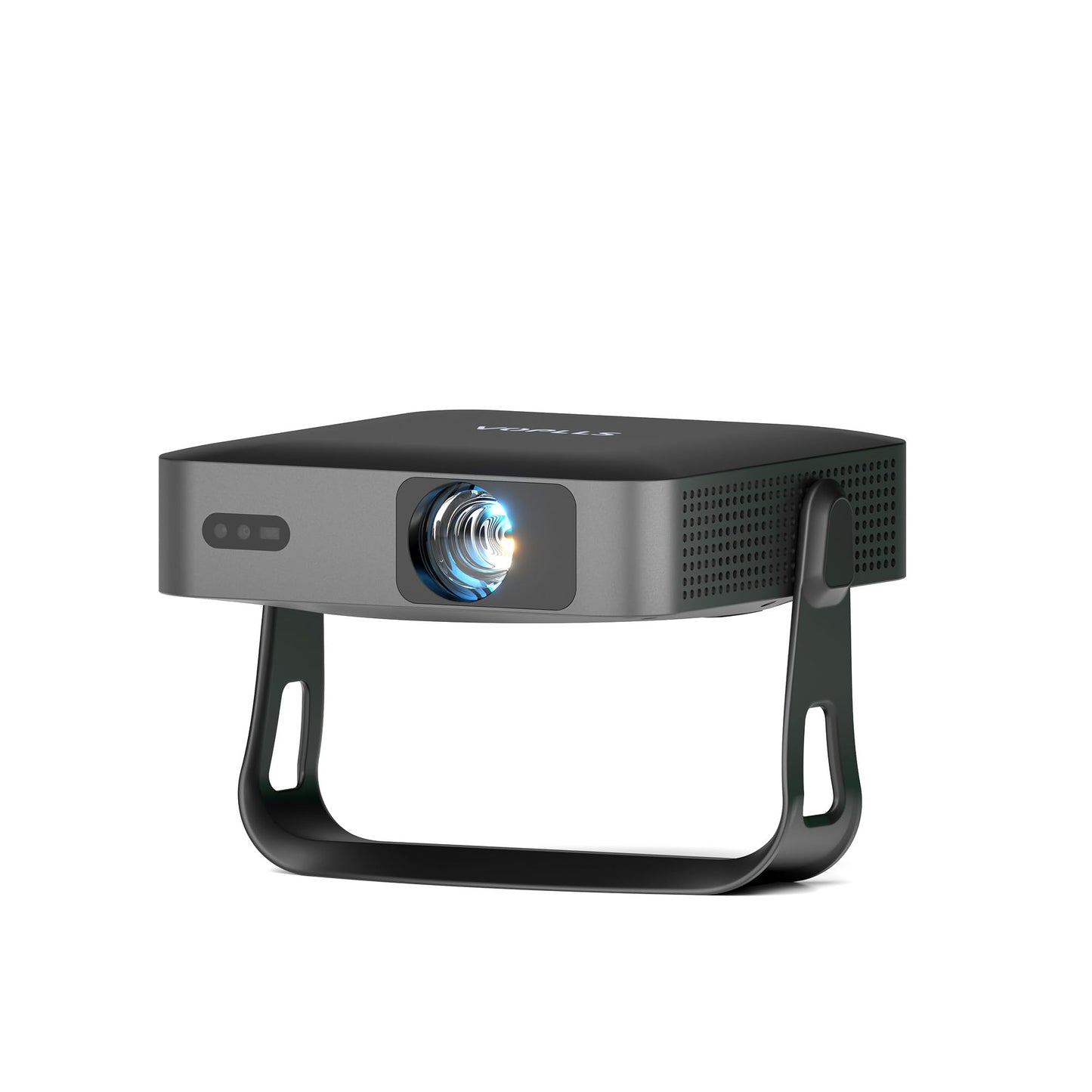 【Officially-Licensed APP & Native 1080P】Thinnest 2.24" Smart Mini Projector with WiFi and Bluetooth, Auto Focus & Keystone Portable Outdoor Projector, VOPLLS 4K Support Home Movie Projector