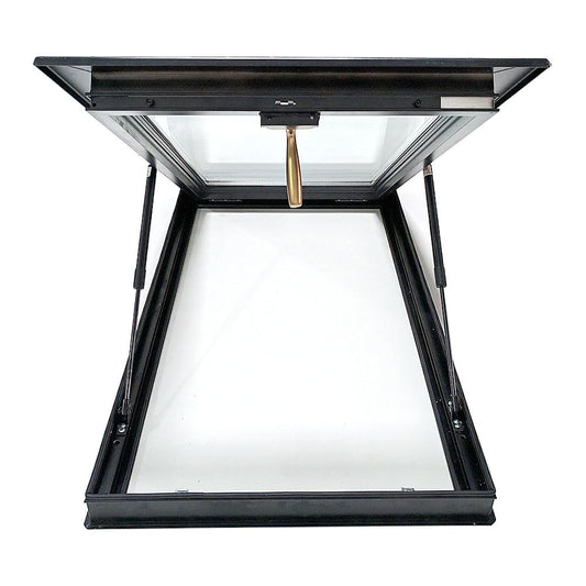 Skylights & Roof Windows;Skylight Window - Square/Rectangle;Roof Skylights;Manual Ventilation Partition Mounted Skylight,Aluminium Alloy + Double Glass Skylight (5 Size) (35"×20")