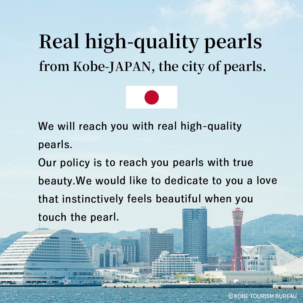 Japanese 6.0mm Akoya Cultured Pearl with Aquamarine and Pink Tourmaline Earrings for Women with 18K Rose Gold | Stylish Design Excellent Gift | Pearl Earrings
