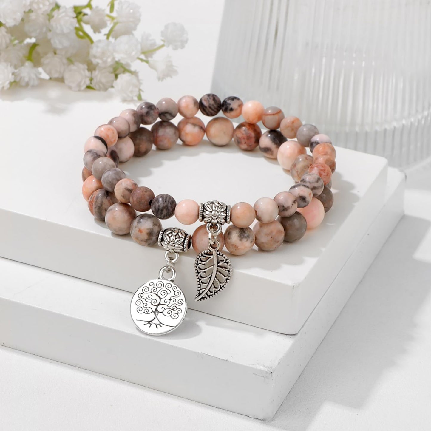 Lit Wall 7 Chakra Bracelet for Women Healing Crystals Bracelet Yoga Stone Beads Bracelets Spiritual Bracelet Meditation Relax Anxiety Bracelet Jewelry Gifts for Women Men