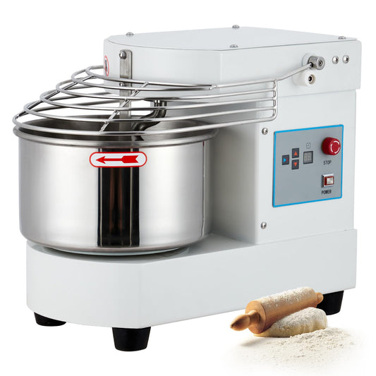 YardYonder Commercial 10.5QT Dough Mixer,Food Mixer Machine 650W Dual-Rotation Kneading with Touchscreen Timer & Safety Shield, for Bakeries, Pizza Restaurants, Commercial Kitchens