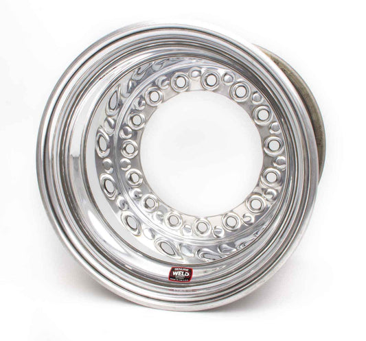 WELD RACING Wheel, Wide 5 XL, 15 x 14 in, 5.000 in Backspace, Wide 5 Bolt Pattern, Aluminum, Polished, Each
