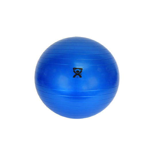 CanDo Inflatable Exercise Ball - Blue 12", Durable Extra Thick Non-Slip Stability Ball for Core Workouts, Yoga, Pilates, Active Seating, Physical Therapy, Pregnancy, Home Gym, Flexibility