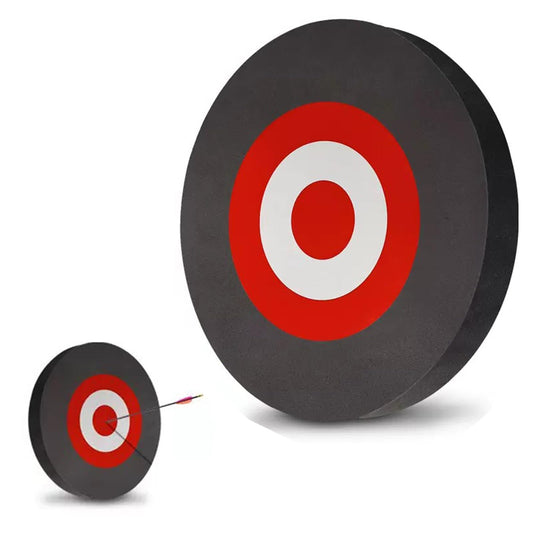 KURUGEILI 25 * 3cm EVA Foam Archery Target 9 inch Round Archery Moving Targets for Backyard,Shooting Practice Board Indoor, Outdoor Sports Hunting