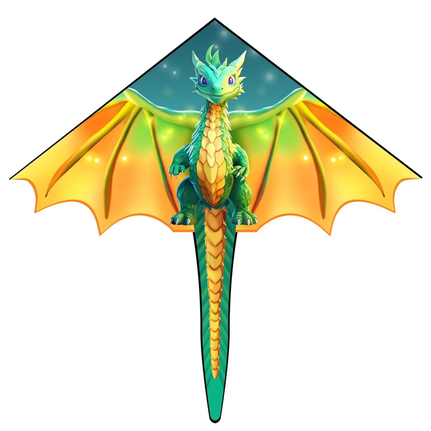 Xida Dragon Kites for Kids Ages 4-8, Kites for Adults, Easy to Fly Kite for Beginners, Boys & Girls, Durable and Quick Assembly, Perfect for Beach, Park, and Family Outdoor Activities