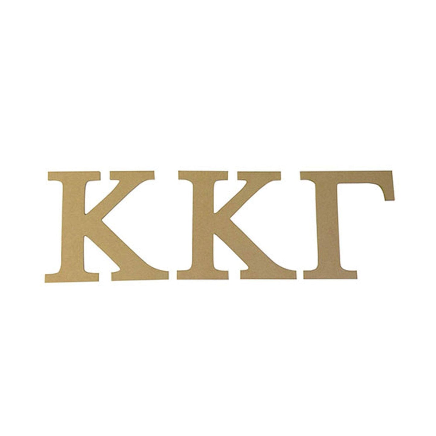 Desert Cactus Kappa Kappa Gamma Wooden Letter Set - 7.5 inch Unfinished MDF Wood Kappa Sorority Greek Letters for DIY Arts and Crafts