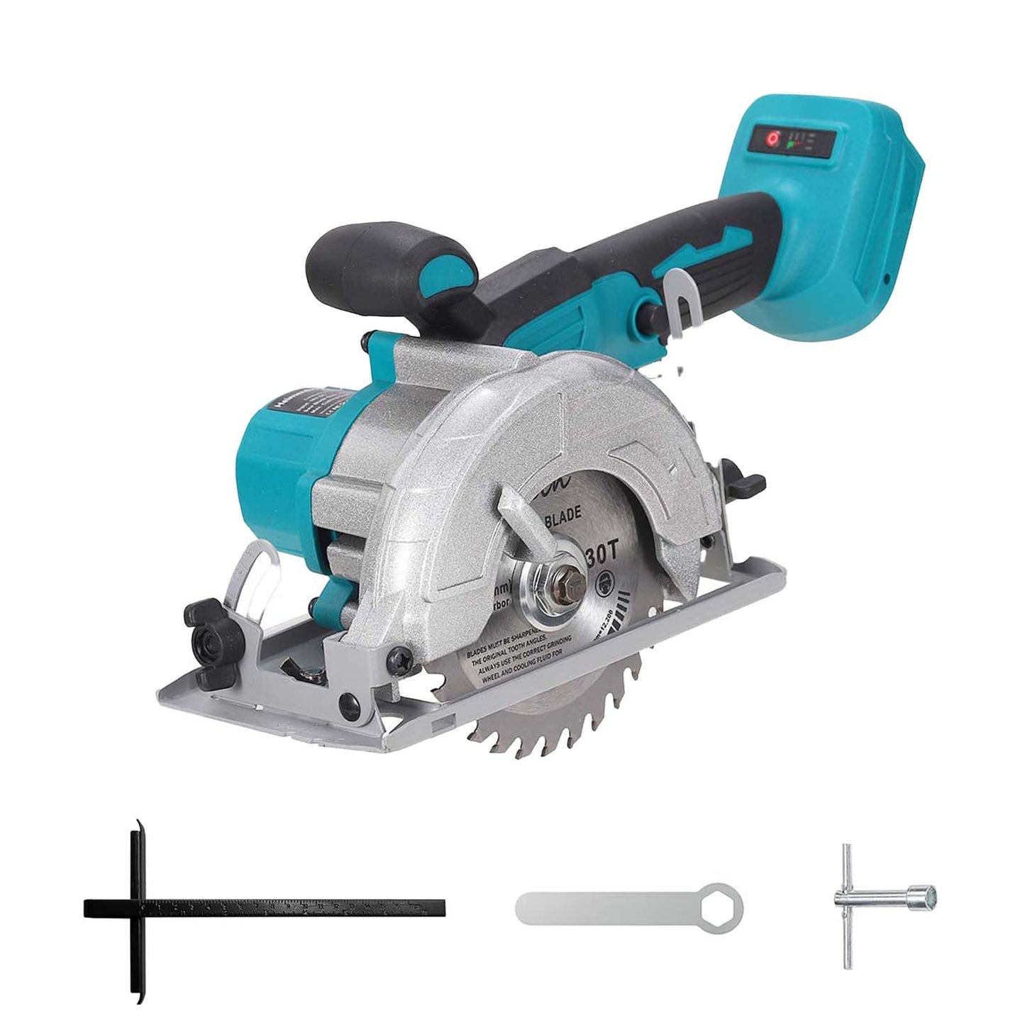 5 Inches Brushless Cordless Circular Saw, 6500 RPM,Compatible with Makita 18V Battery (Tool Only), 20mm Arbor with Blade & Scale Ruler,Compact Design