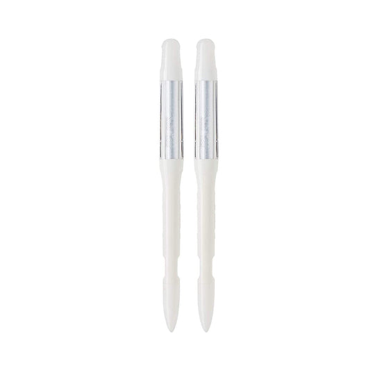 Sustee Aquameter (Small White Refillable - Bundle of 2) - House Plant Soil Moisture Meter, Humidity Sensor Probe, Water Level Indicator - Best for Indoor Potted Plants