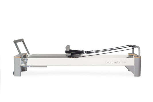 Balanced Body Bravo Reformer, Pilates Apparatus for Studio and Home Workouts, Dove