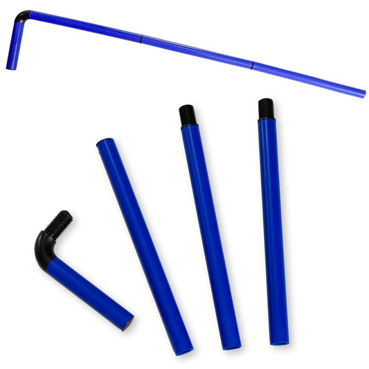 RangeMaster ShoulderWand Therapy Stretching Tool│Collapsible Stretching Bar │Physical Therapy Tool for Recovery and Increasing Motion (Blue)