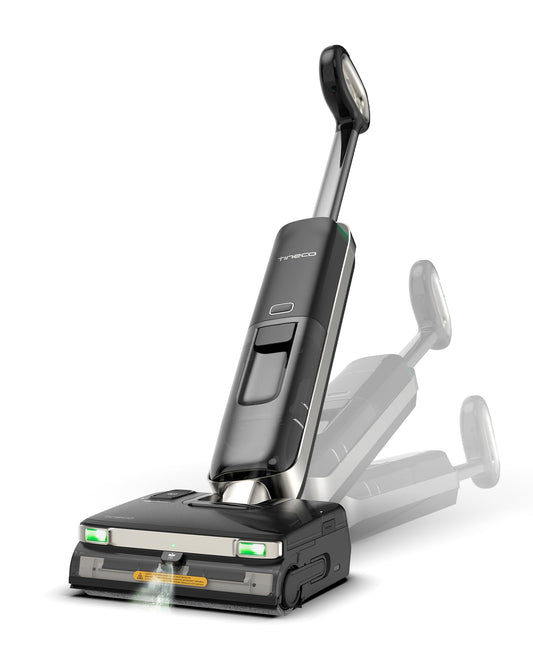 Tineco Floor ONE S9 Master Wet Dry Vacuum Cleaner, ThermoBlast Tech & Hot Water Vacuum Mop, 23kPa Suction, 65 Min Runtime, 185°F Flashdry, 3.9inch Ultra-Slim Stretch Mop