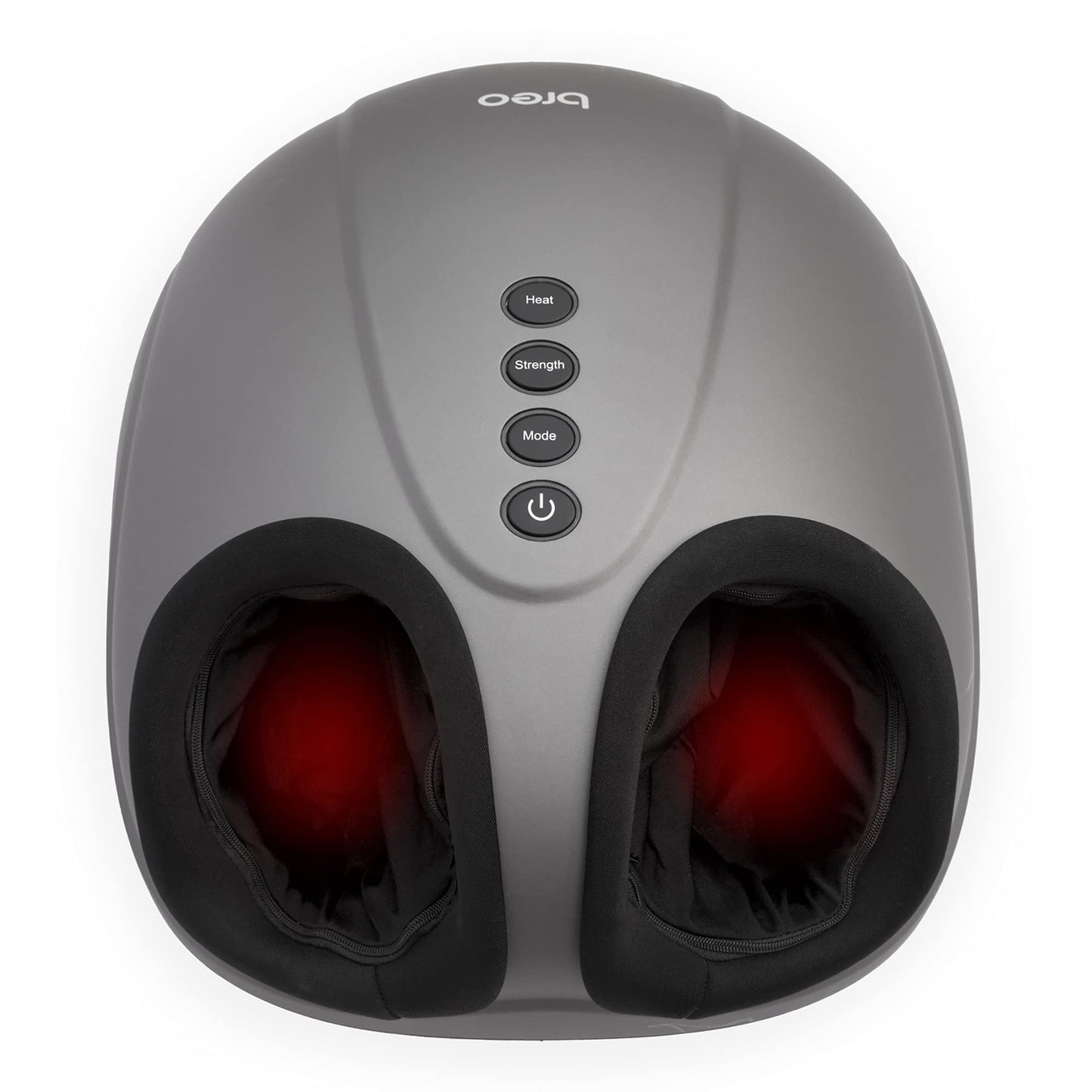 Breo Foot Massager with Heat, Deep Tissue Kneading, Shiatsu Massage Machine for Relax, Relieve Foot Pain, Plantar Fasciitis, Fits Feet Up to Men Size 14, Mother's Day Gift