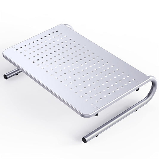Monitor Stand Riser, Monitor Riser, Laptop Stand for Desk, Laptop Riser, Desk Organizer for Monitor, Laptop Shelf w/Vented for Screen, Computer Stand for Laptop, PC, Printer, for Home & Office