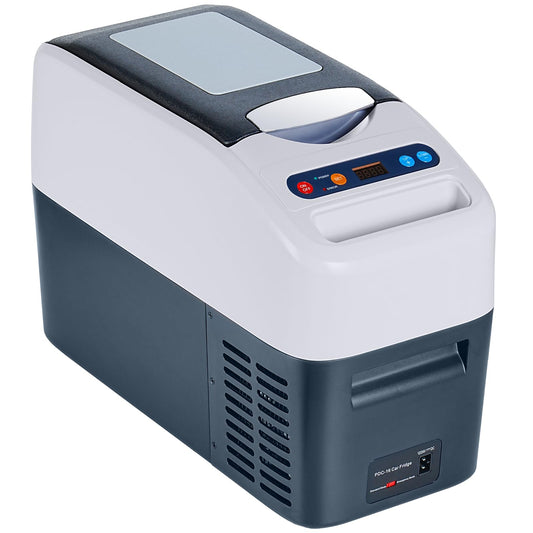 JOYFRIGO Portable Car Refrigerator, 12 Volt Refrigerator, Slim Design, 0℉~50℉, 17 Quart(16L) Electric Cooler, 12v Cooler for Vehicles, Truck, Camping, Travel, Home, RV