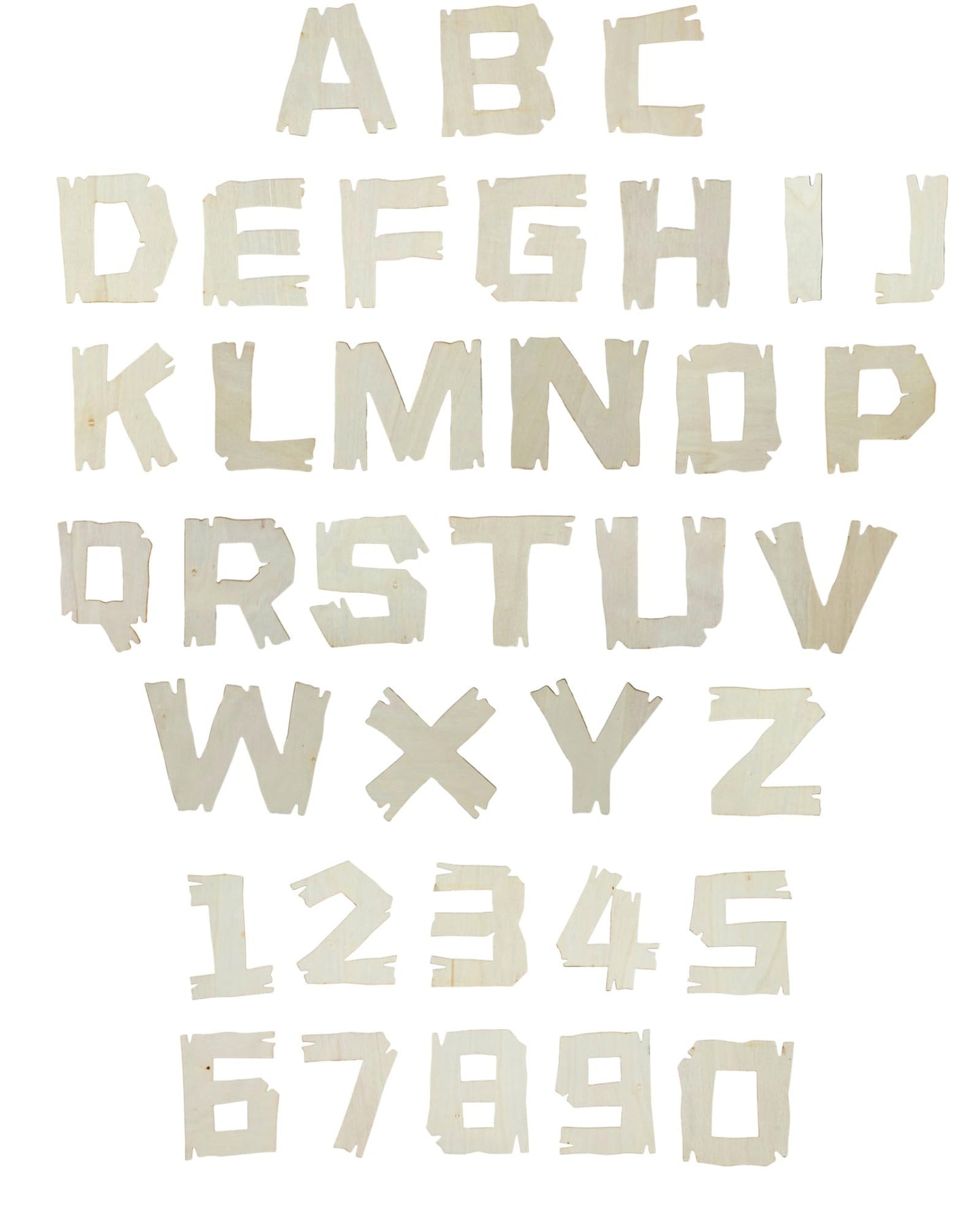 195 Pieces Wooden Letters 4 in Crafts Unfinished Wooden Letters Small Wood Letters DIY Painting Art Home Decor Spelling Learning