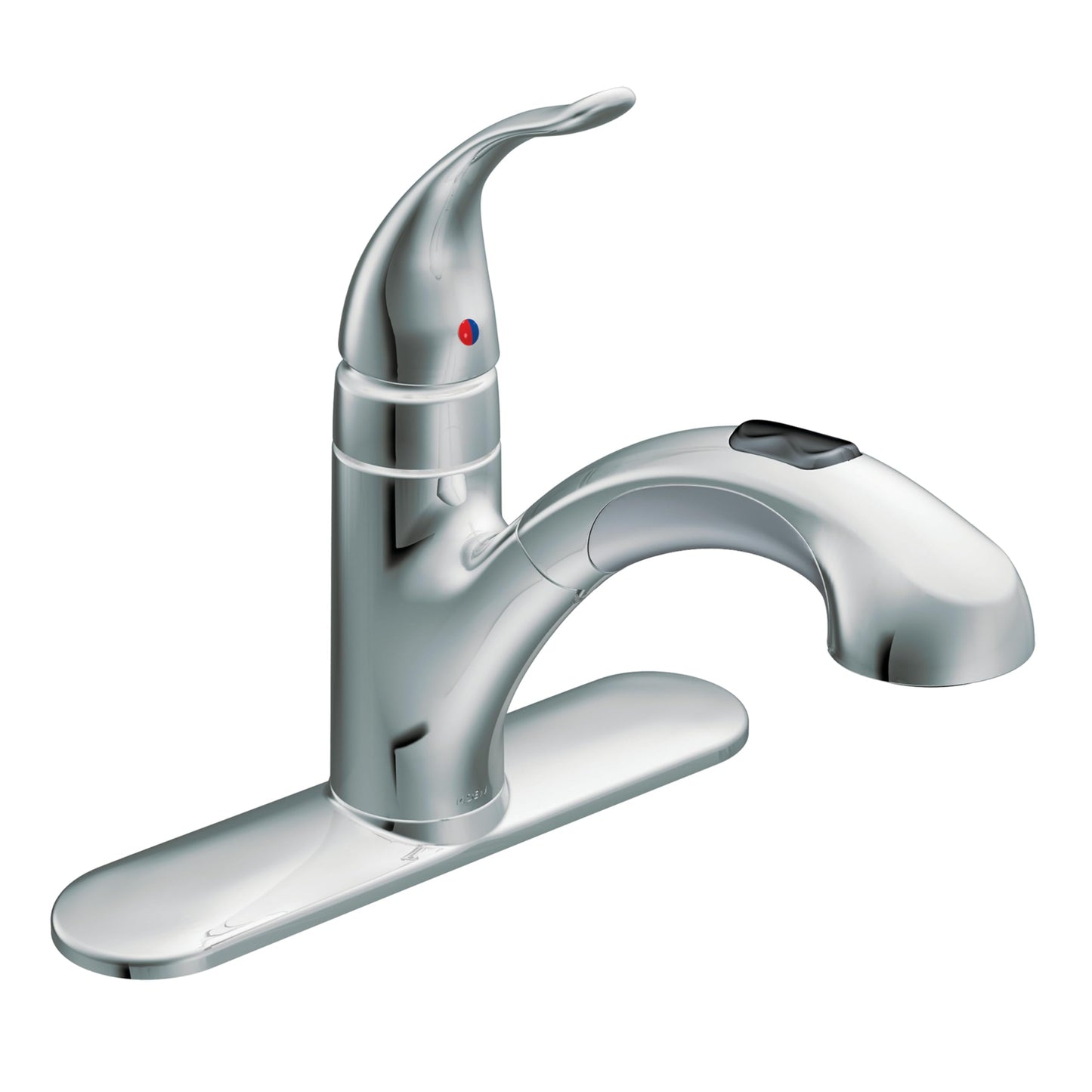 Moen Integra Chrome One-Handle Pullout Kitchen or Laundry Faucet Featuring Power Clean, 67315C
