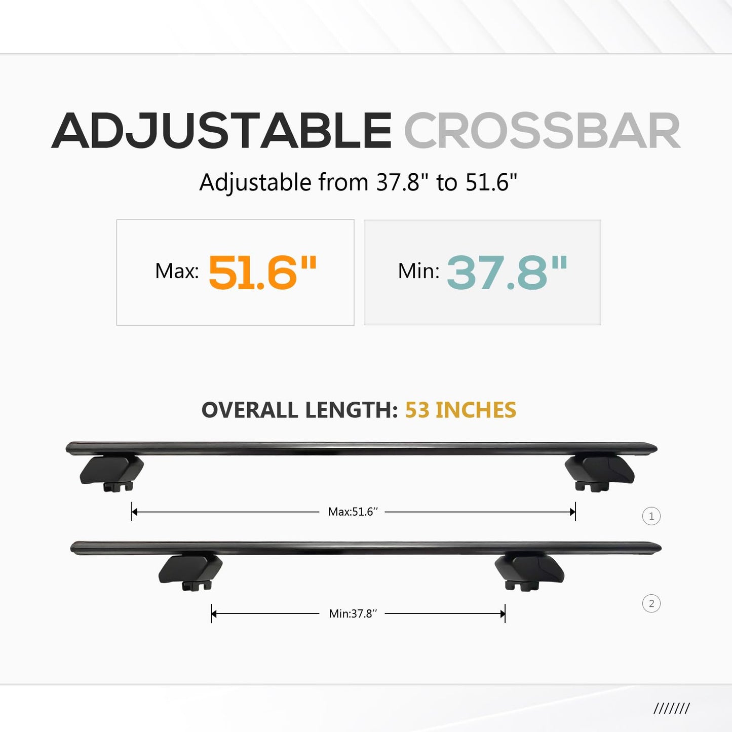 YZONA 300 LBS Heavy Duty Cross Bars Roof Rack Compatible with 2020-2026 Ford Explorer with Side Rails, Lockable & Adjustable Rooftop Crossbars Cargo Luggage Carrier Car Vehicles Suvs