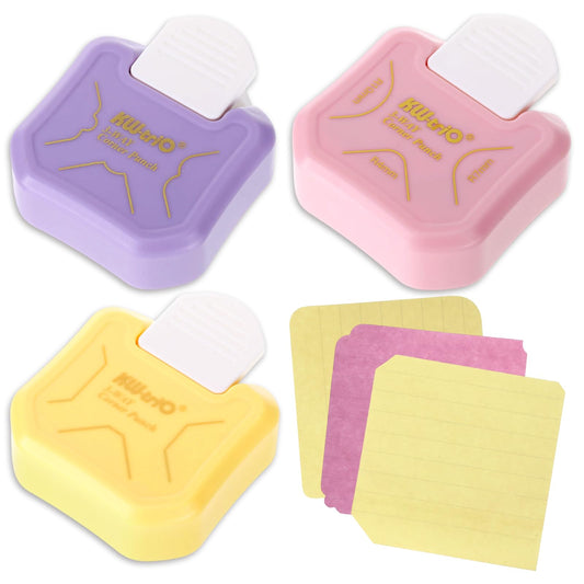 3 Pcs Corner Rounder Punch 3 in 1 Paper Corner Cutter Three Way Corners Cutter (Rounder+Beauty Shape+Chamfer Edges) for Cardstock Envelope Laminate DIY Card Making Paper Crafts Scrapbook Supplies