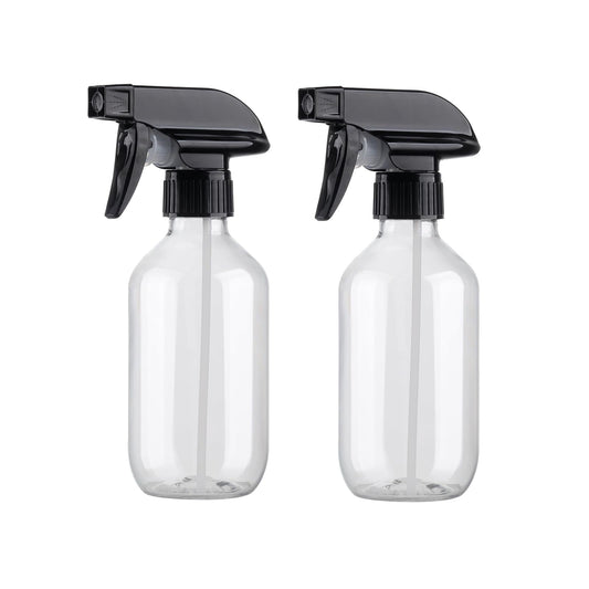 KREMORV Spray Bottles 10oz/300ml Plastic Spray Bottle Empty Refillable Container with Adjustable Head Sprayer, Mist/Stream Water Bottle for Cleaning Products, Plants, Pet Training, Hairstyling