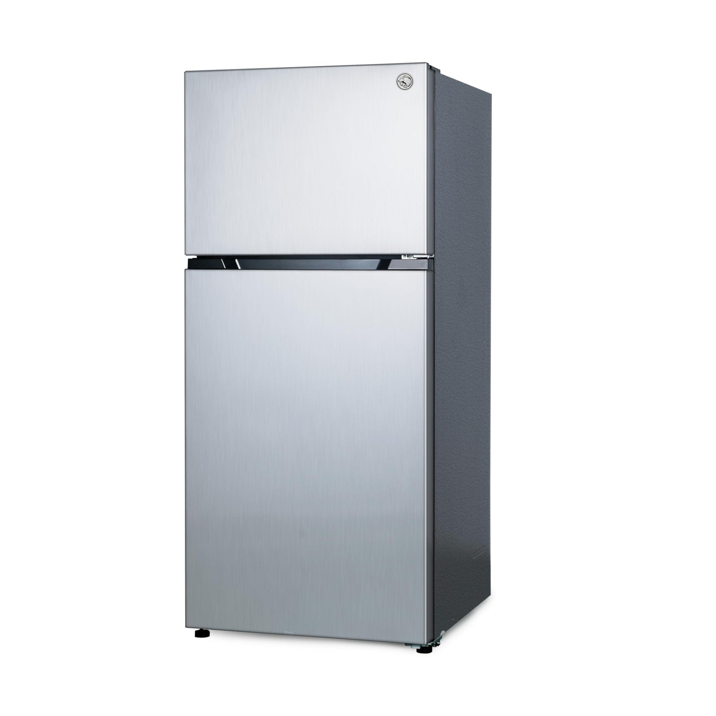 Commercial Cool 18 Cu. Ft. Top Mount Refrigerator with Freezer, 2-Door Refrigerator with Top Freezer and Adjustable Temperature Control, Ice Maker Ready, Energy Star Certified, Stainless Look