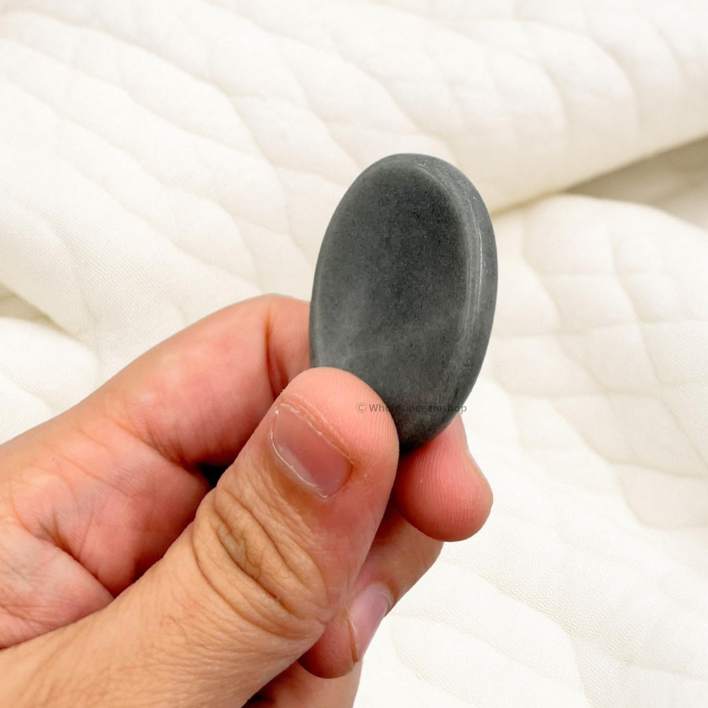 GEMSCITE Blue Aventurine Thumb Worry Stones Metaphysical Gemstone Crystal Healing Reiki Men Women Gift FENG Shui Positive Energy Love Wellness Palm Stones Wicca Powerful