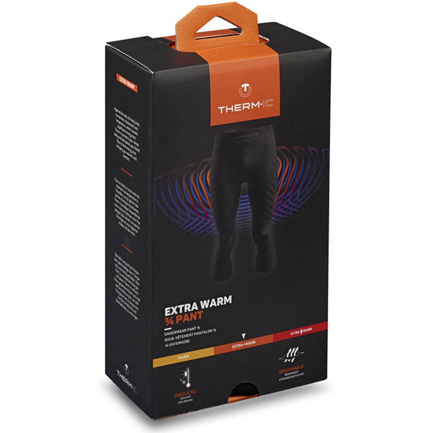 Therm-ic Men's Extra Warm 3/4 Base Layer Pants | Thermo-Regulating Moisture-Wicking Breathable Outdoor Technical Underpants, Large/X-Large
