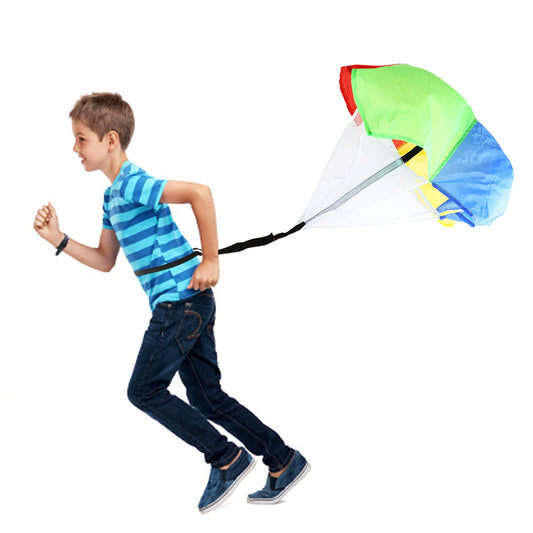 Plplaaoo Speed Chute for Running Training,Resistance Parachute for Sprinting Drills, Adjustable Drag for Kids, Adults & Youth Athletes – with Carry Bag (Colorful)
