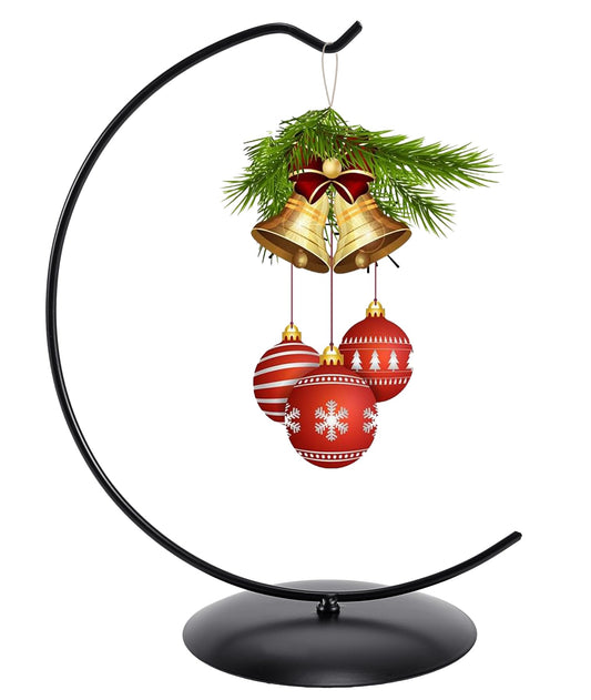 Maibloln Ornament Display Stand Hanger Rack Hook Chrismas Ornament Party Decoration Holder Air Plant Flower Pot Hanging Terrarium Home Office Decoration(C-Style)