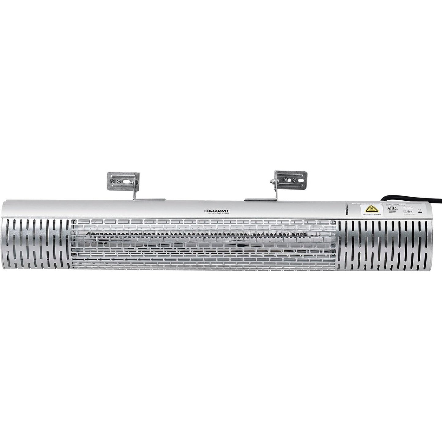 Global Industrial Infrared Patio Heater W/Remote Control, Wall/Ceiling Mount, 1500W, 120V