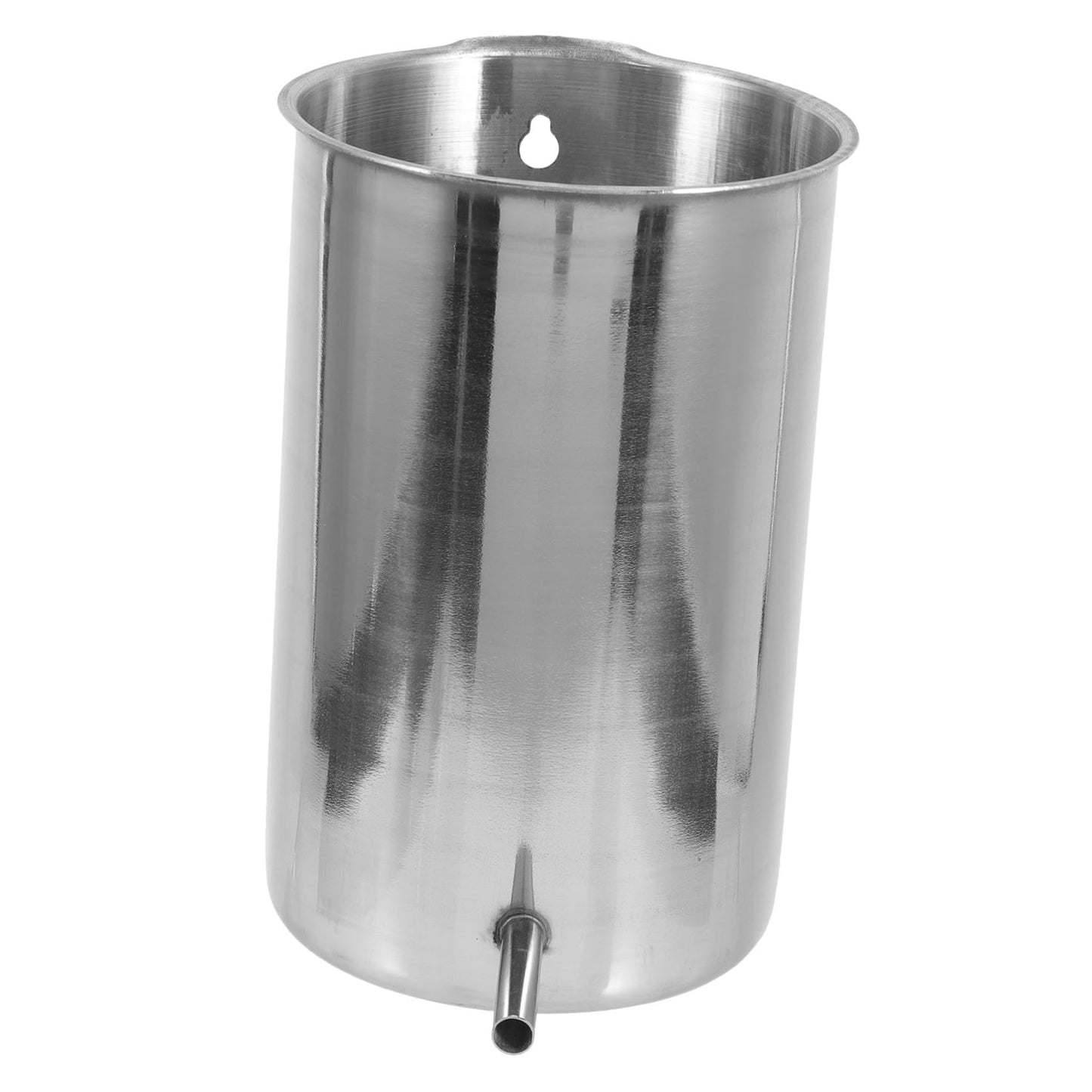 HOLIDYOYO Stainless Steel Hanging Bucket Portable Metal Bucket for Cleaning and Travel Lightweight Compact Kit for Daily Use and Easy Maintenance