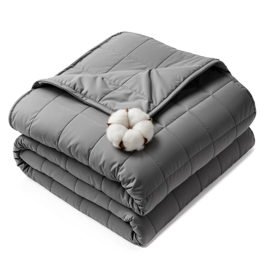 HCOIW Weighted Blankets for Adults - 20lbs,60” x 80”Queen Size Heavy Blanket for Sleeping, Machine Washable, Soft and Breathable Cooling Blanket with Premium Glass Bead,All-Season