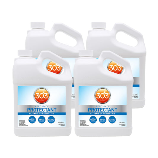 303 Products Aerospace Protectant – UV Protection – Repels Dust, Dirt, & Staining – Smooth Matte Finish – Restores Like-New Appearance – 128 Fl. Oz. (30320-4PK)