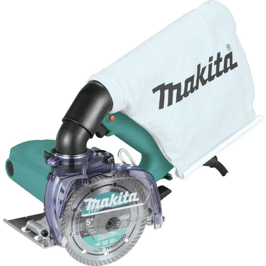 Makita 4100KB 5" Dry Masonry Saw, with Dust Extraction