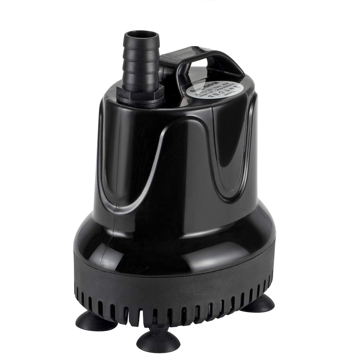 hygger 660 GPH Quick Water Change Aquarium Pump Submersible Fountain Water Pump Fish Tank Pond Drain Transfer Pump with 3 Adaptors