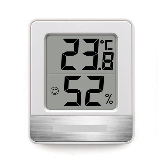 CVGfko Digital Thermometer Hygrometer Indoor Weather Station for Home Mini Room Thermometer Temperature Humidity Monitor,White