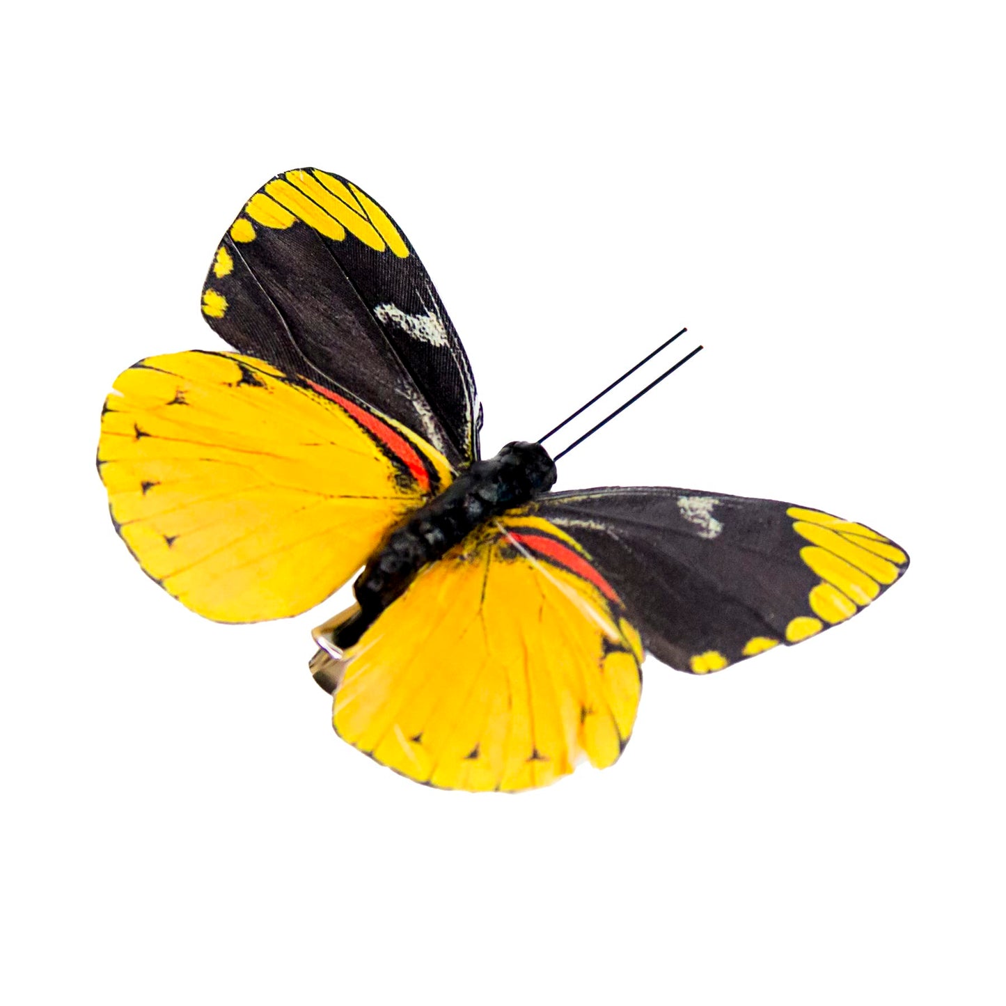 YCHTEWY-Feather Fake Butterfly for Craft Decoration Set of 12 with Clip Wedding Home Flower Pot Christmas Party Spring Home Decor Floral……